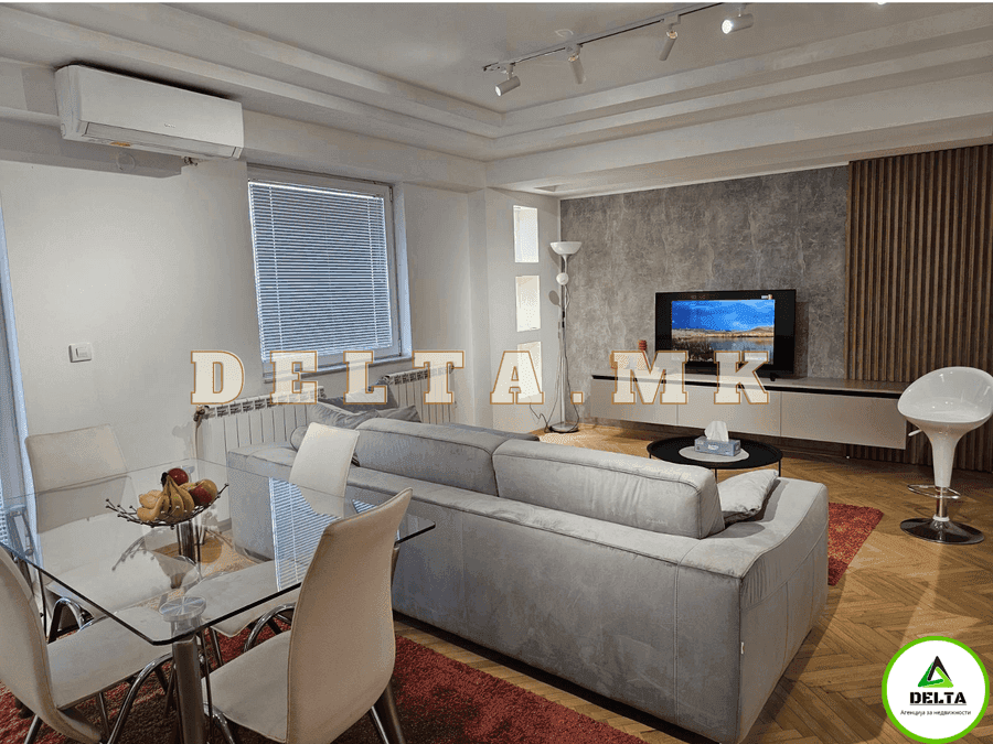 Се изнајмува 2-собен стан во Центар, Капиштец - 1