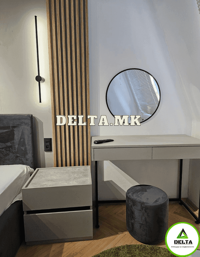 Се изнајмува 2-собен стан во Центар, Капиштец - slika 2