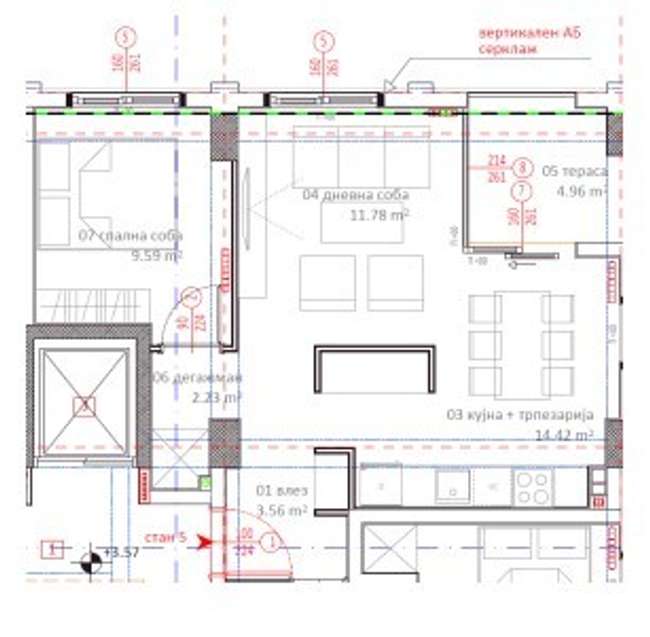 Се продава двособен стан во градба во Центар, Песталоци - slika 2