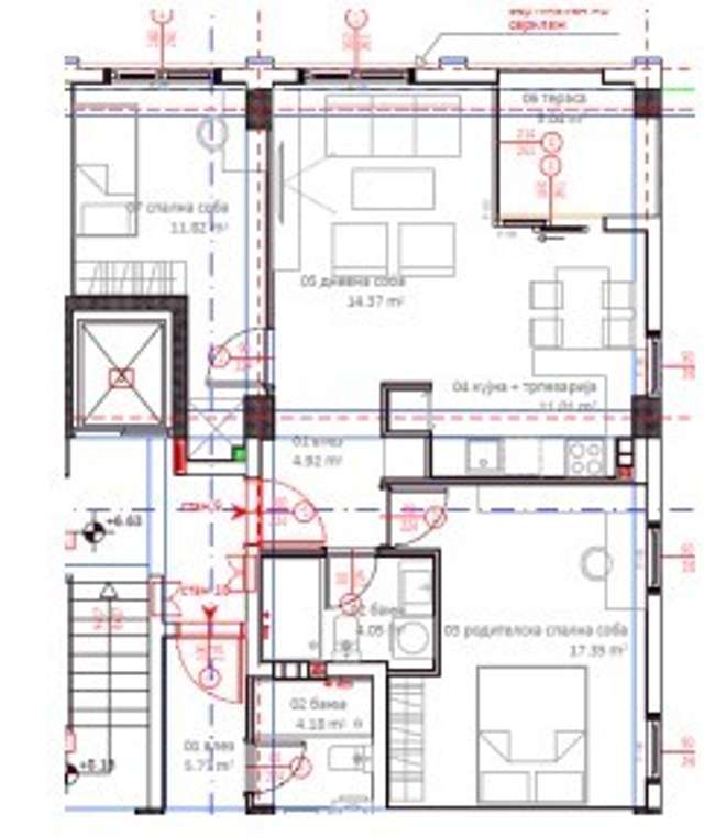 Се продава трособен стан во градба во Центар, Песталоци - slika 2